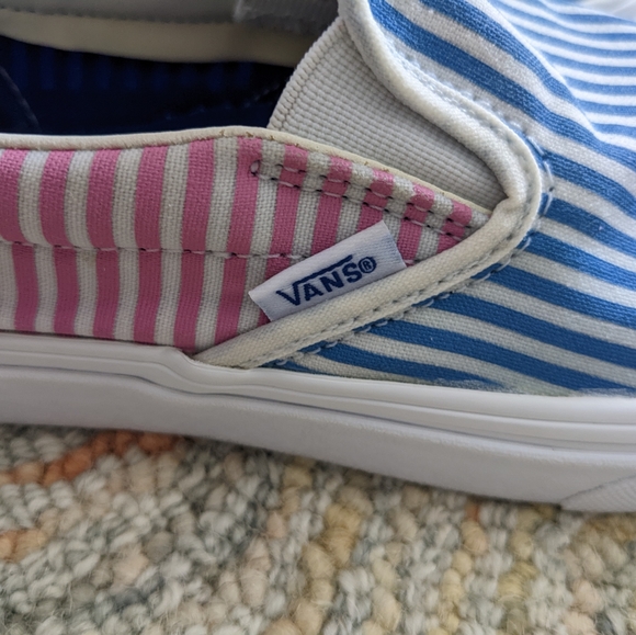 Vans Slip On Pinstripe Shoe 7.5 - Picture 8 of 12